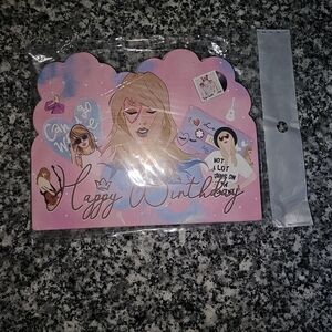 Taylor Swift Pink and Blue Birthday Invitations - New Package Of Cards